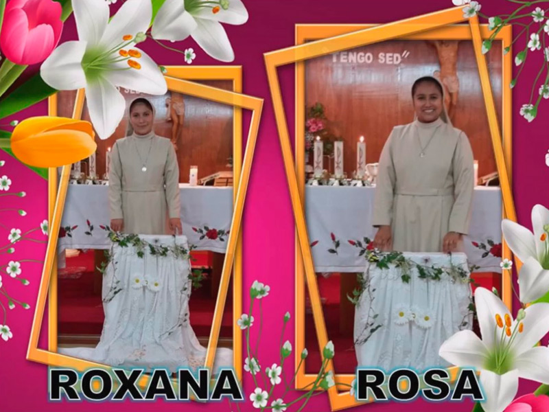 Renovación de Votos Temporales de Roxana García y Rosa Elvira Hernández  – 12-10-2016